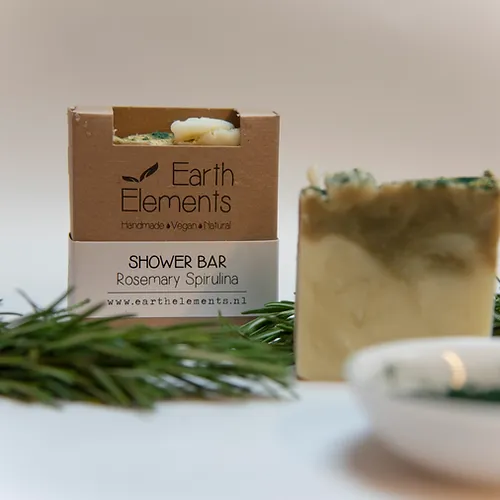 Shower bar Rosemary Spirulina