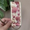 Vintage sleutelhanger Flora Pink