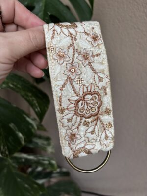 Vintage sleutelhanger Flora in Nude