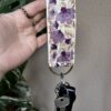 Vintage sleutelhanger Flora in Purple