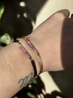 Geboortesteen armband juli