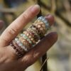 Twisted edelsteen ring
