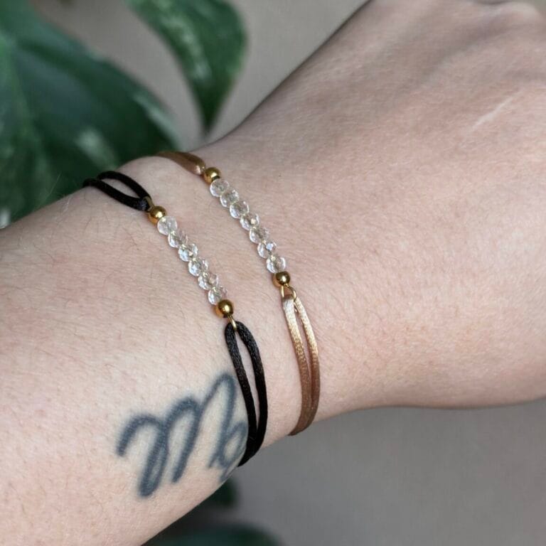 Geboortesteen armband | April