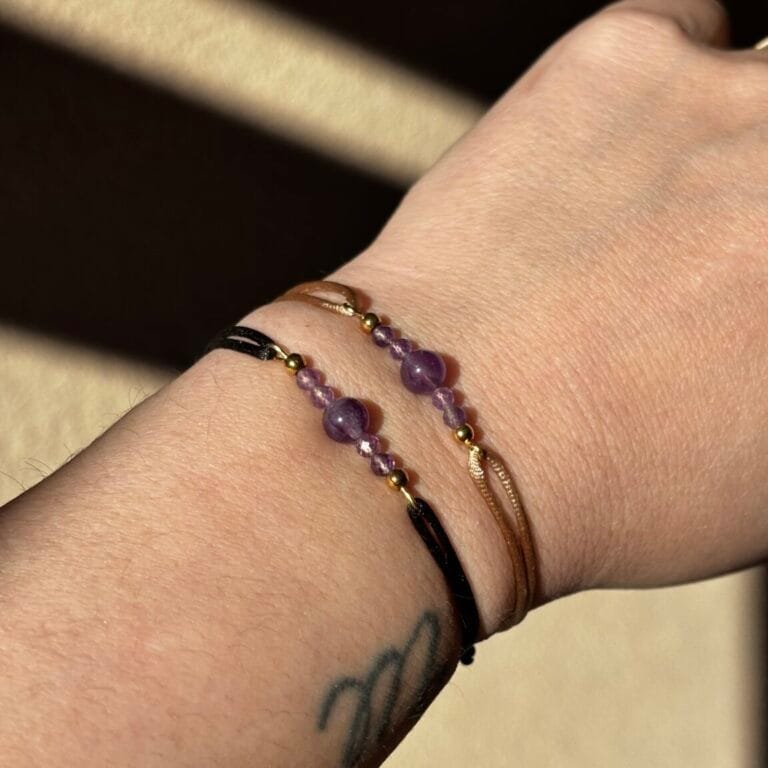 Geboortesteen armband | Februari