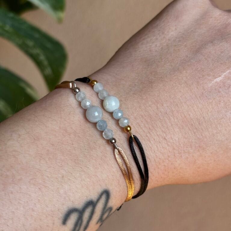Geboortesteen armband | Maart