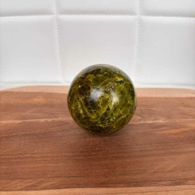 Groene opaal bol 3 | 7 cm