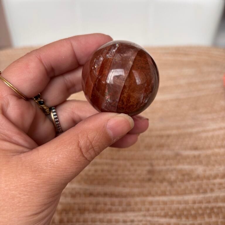 Hematietkwarts bol 2 | 4.5 cm