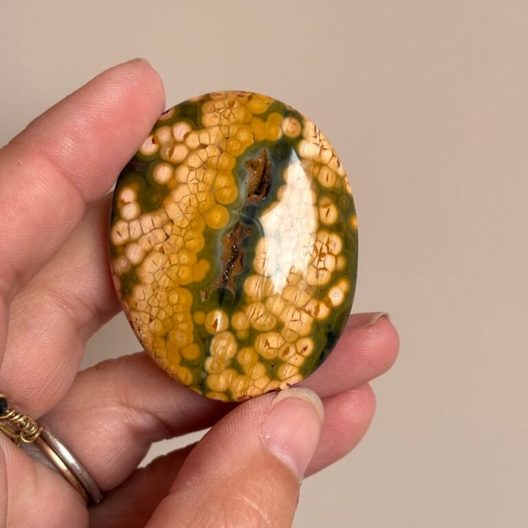 Oceaan jaspis handsteen 1