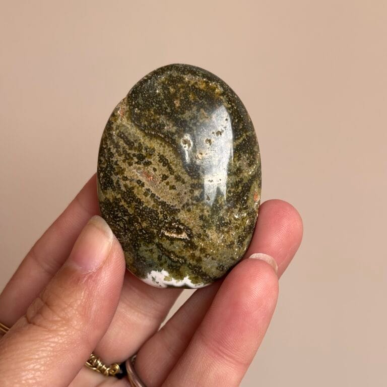 Oceaan jaspis handsteen 4