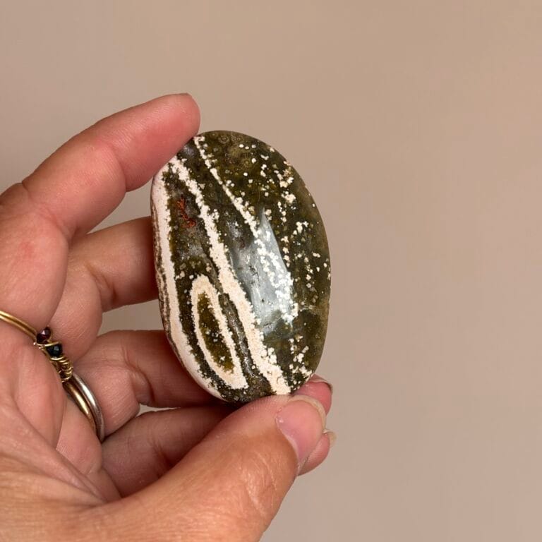 Oceaan jaspis handsteen 5