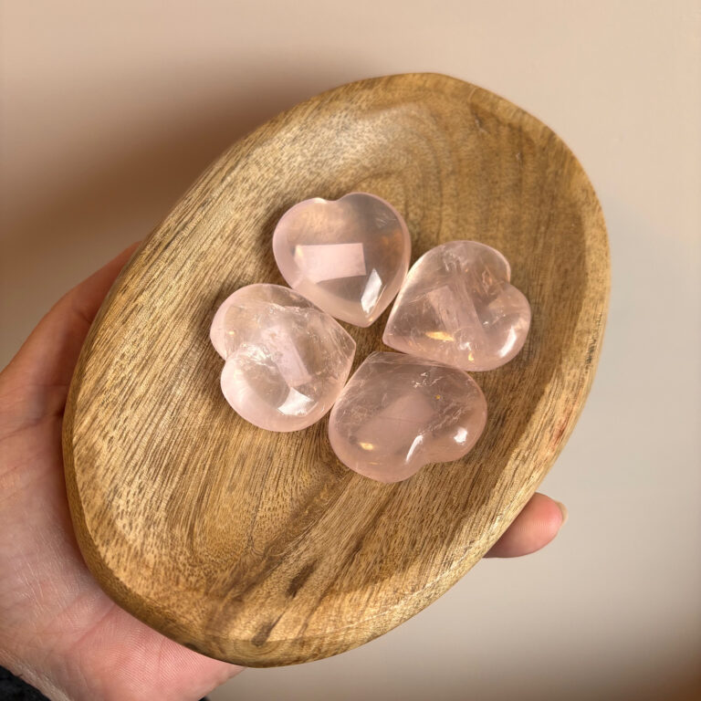 Rozenkwarts hartjes