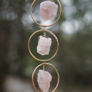 Decoratiehanger rozenkwarts