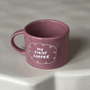 Sisi Mok my first coffee