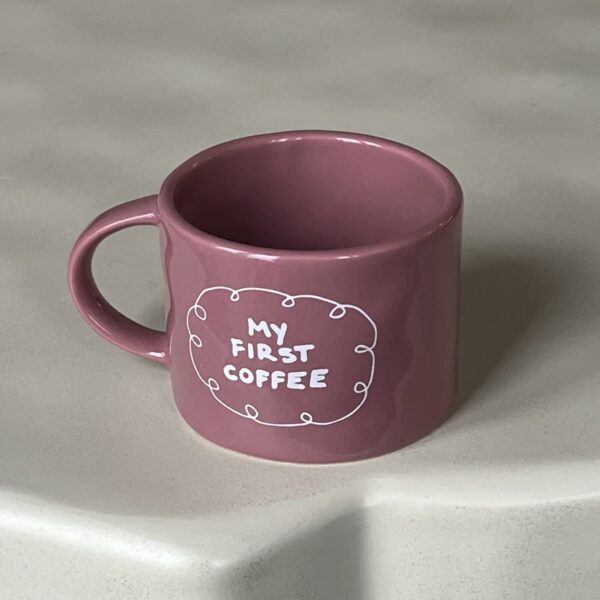 Sisi Mok my first coffee