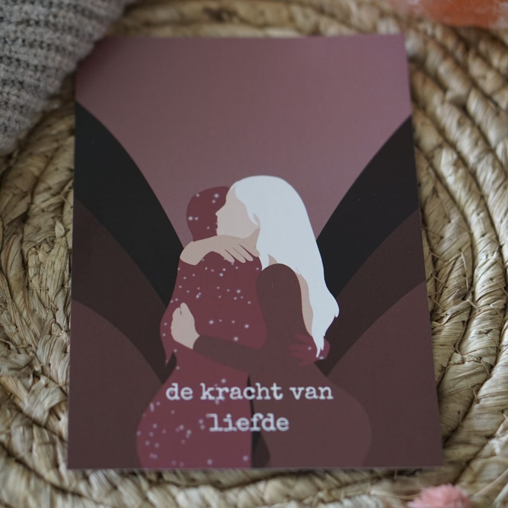 Affirmatie postkaart | De kracht van liefde