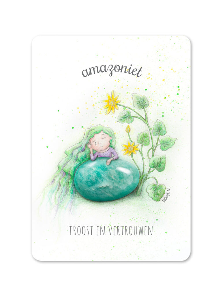 edelsteen minikaart amazoniet