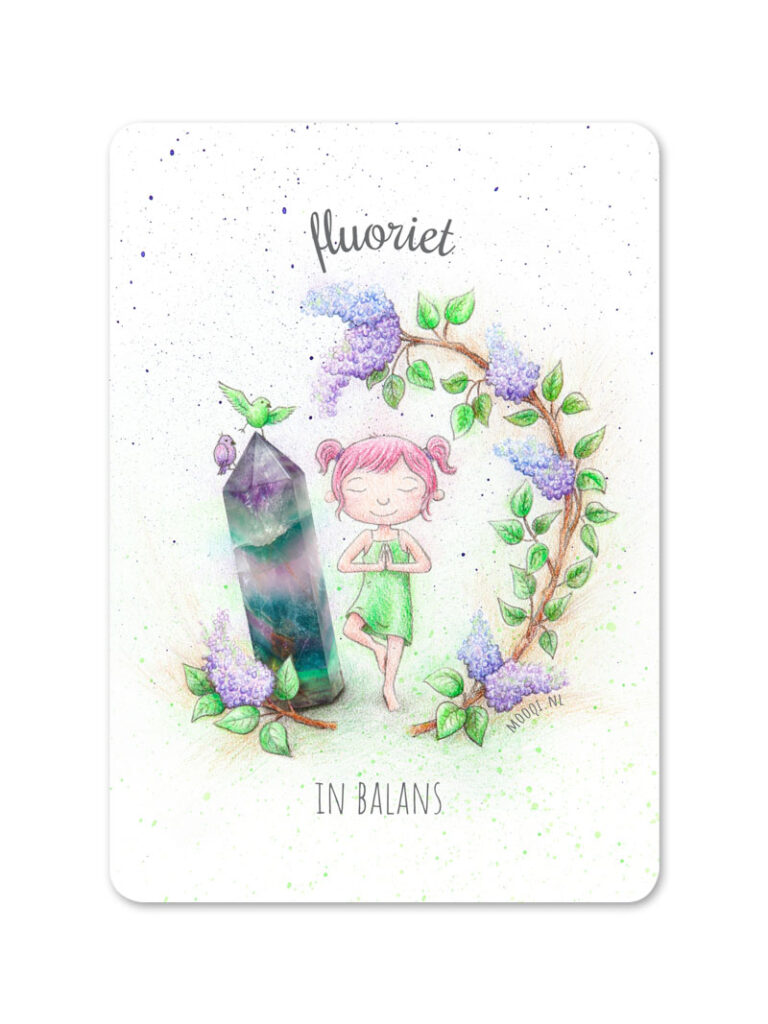 edelsteen minikaart fluoriet