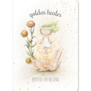 Edelsteen kaartje golden healer