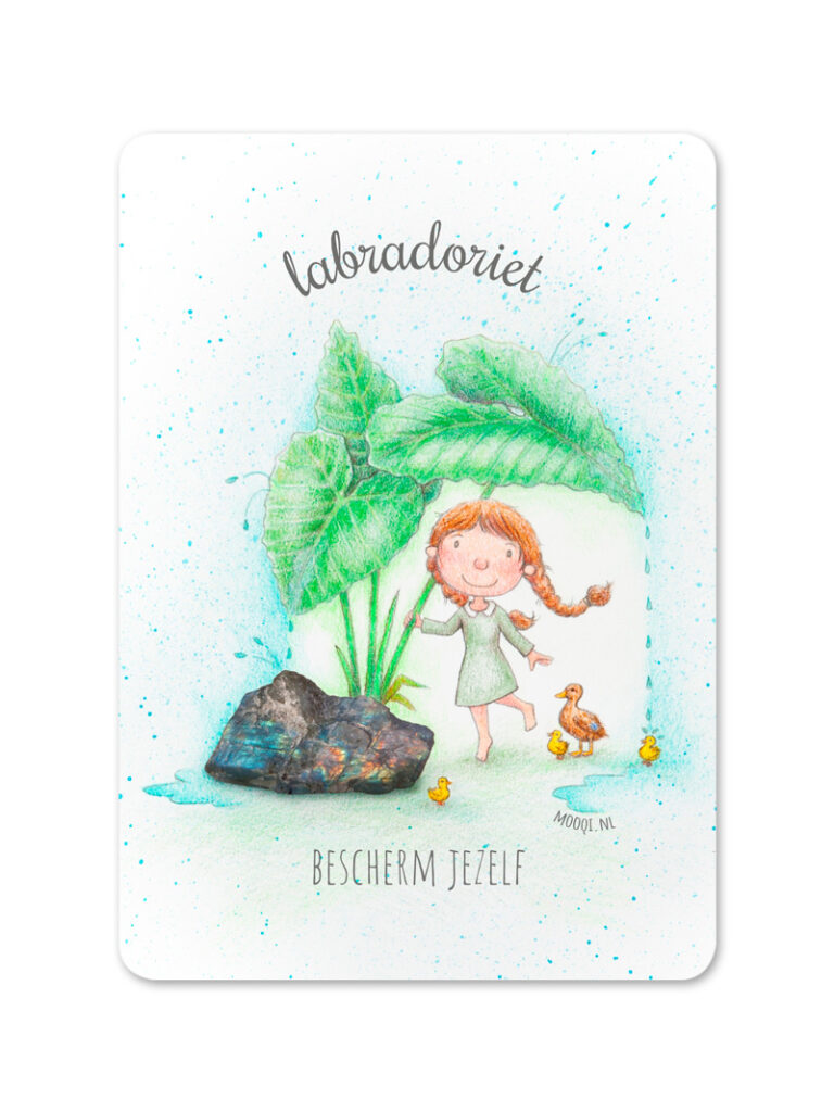 edelsteen minikaart labradoriet