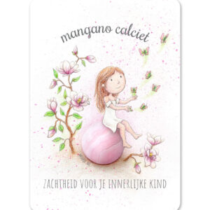 Edelsteen kaartje mangano calciet
