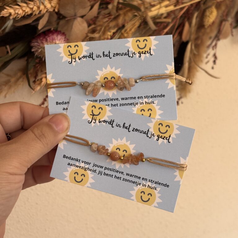 Lichtpuntjes om je pols | Jij wordt in het zonnetje gezet