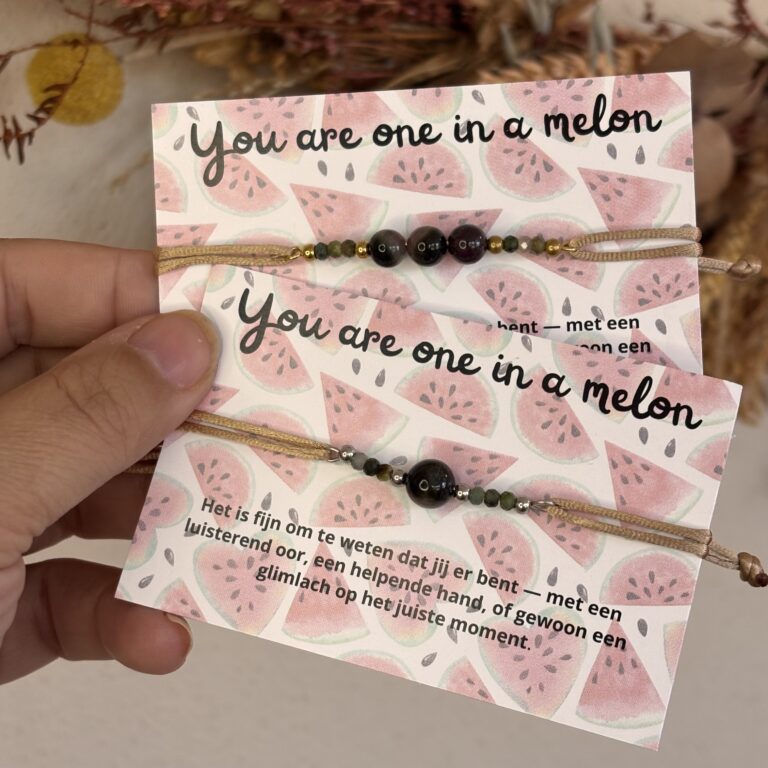 Lichtpuntjes om je pols | You are one in a melon