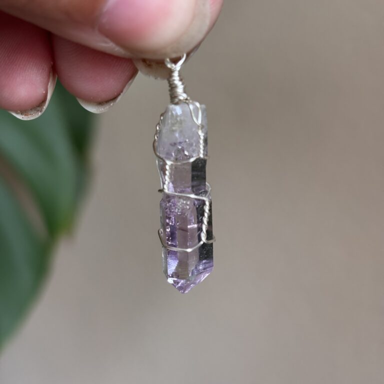 Vera cruz amethist edelsteen hanger 4