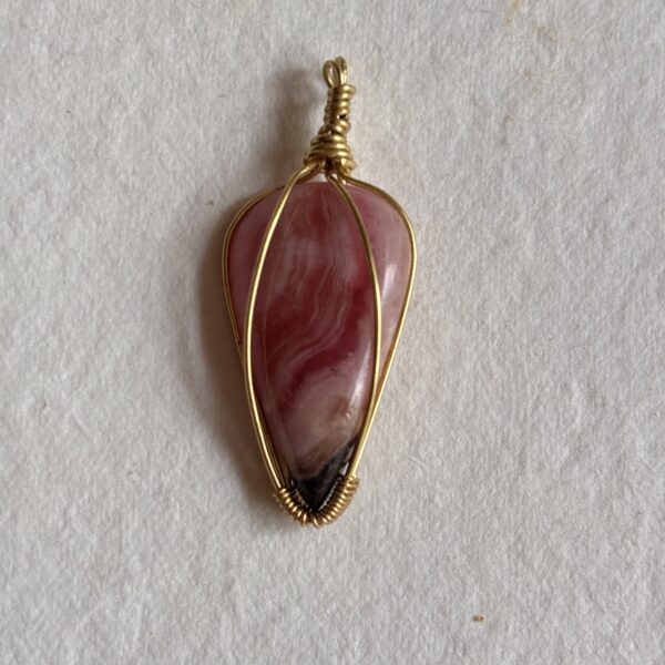 Rhodochrosiet edelsteen hanger