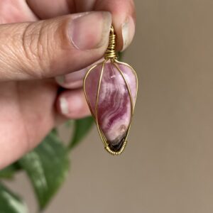 Rhodochrosiet edelsteen hanger