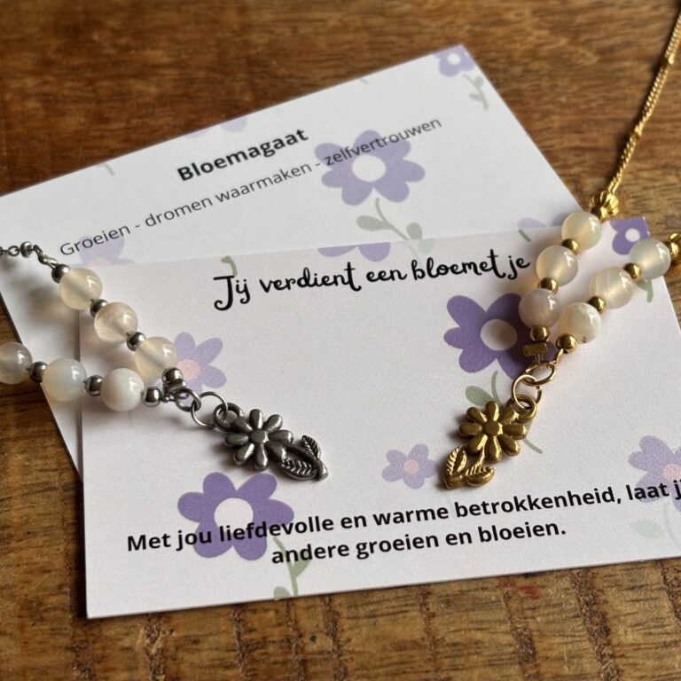 Lichtpuntje om je hals | Jij verdient een bloemetje