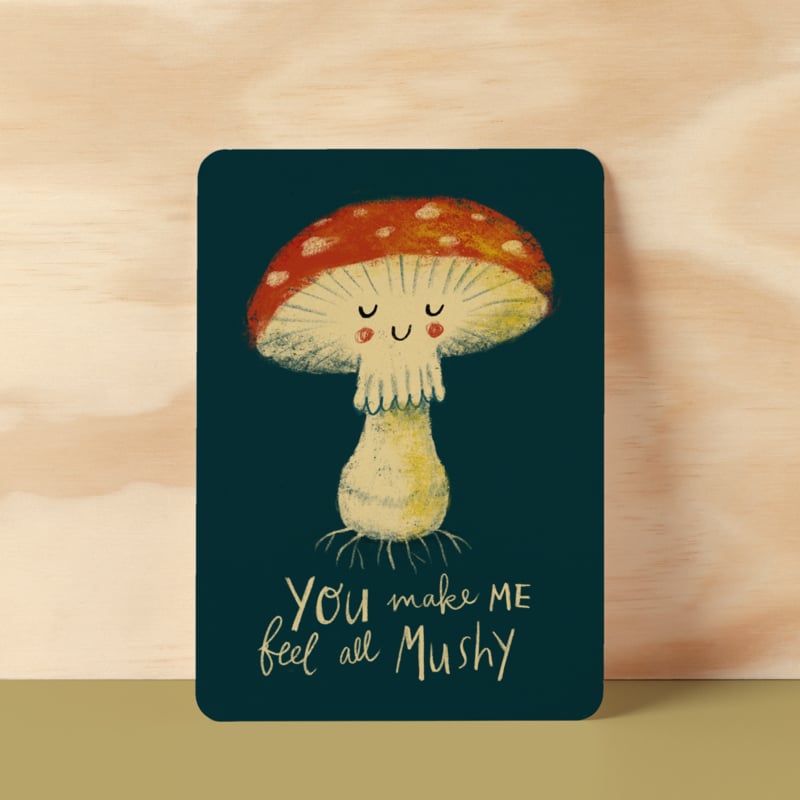 Postkaart Mushy pre order verwacht 13 okt