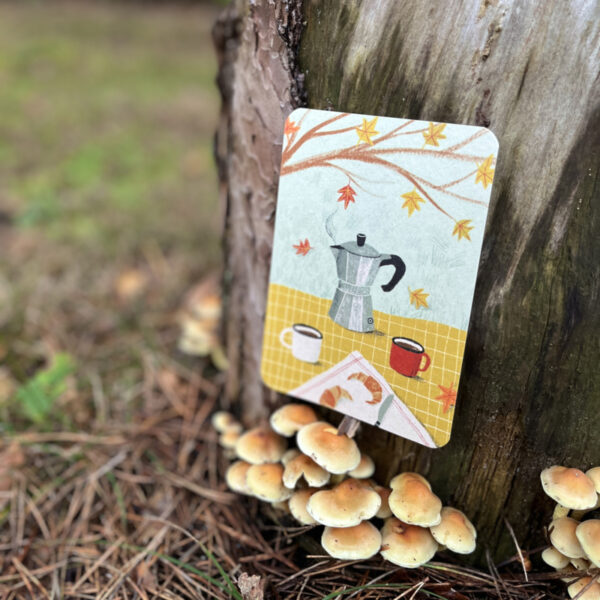 Postkaart Herfstpicnic