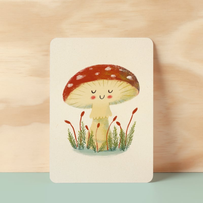 Postkaart Sweet Amanita pre order verwacht 13 okt