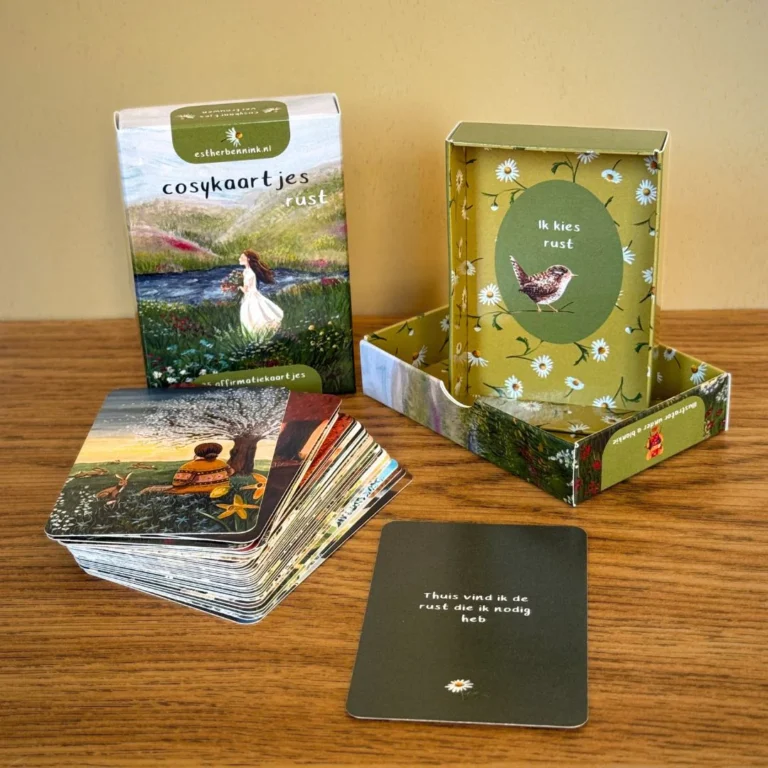 Cosy affirmatie kaartjes | Rust