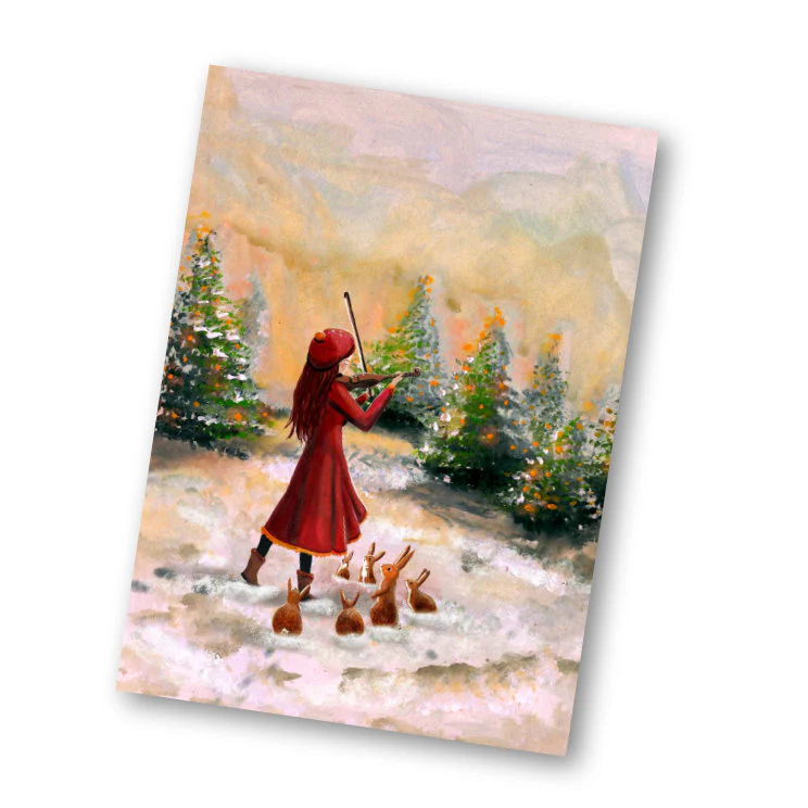 Postkaart | De violist