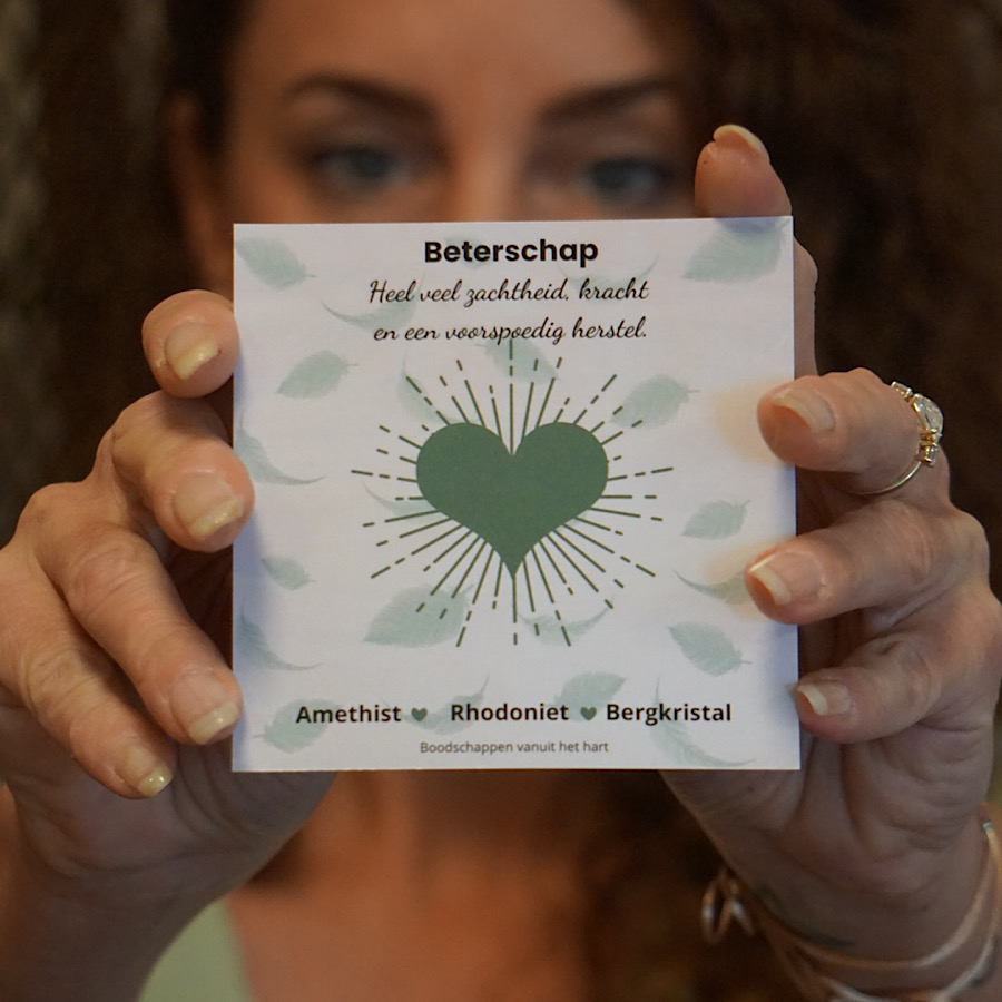 Armband met edelstenen - beterschap