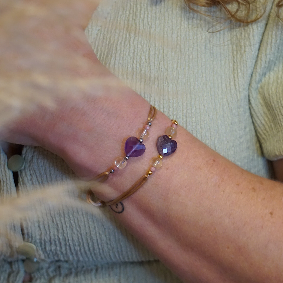 Armband met edelstenen - beterschap