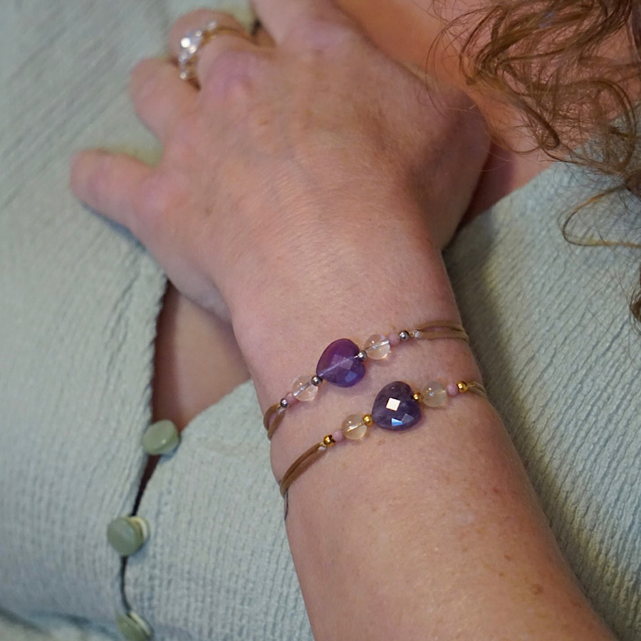 Armband met edelstenen - beterschap