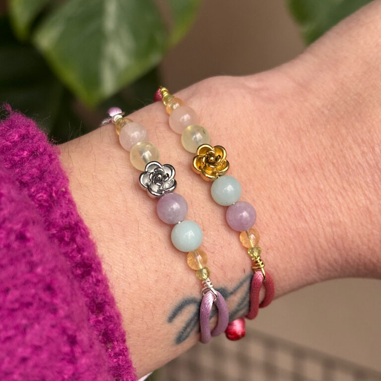 Lente fris edelsteen armband