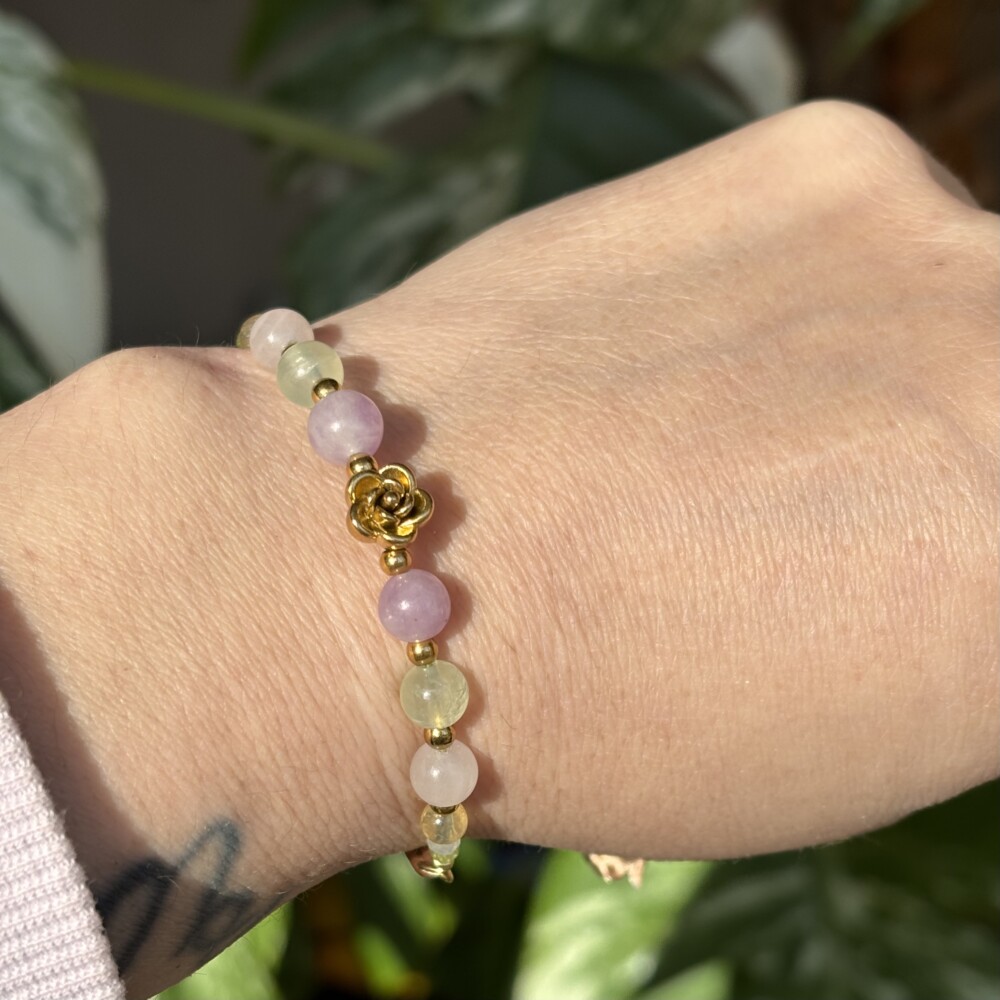 Lente fris edelsteen armband - Afbeelding 5