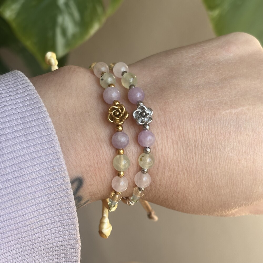 Lente fris edelsteen armband