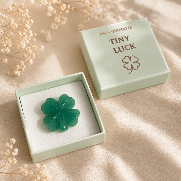 Tiny treasures | Tiny Luck | Edelsteen klavertje 4
